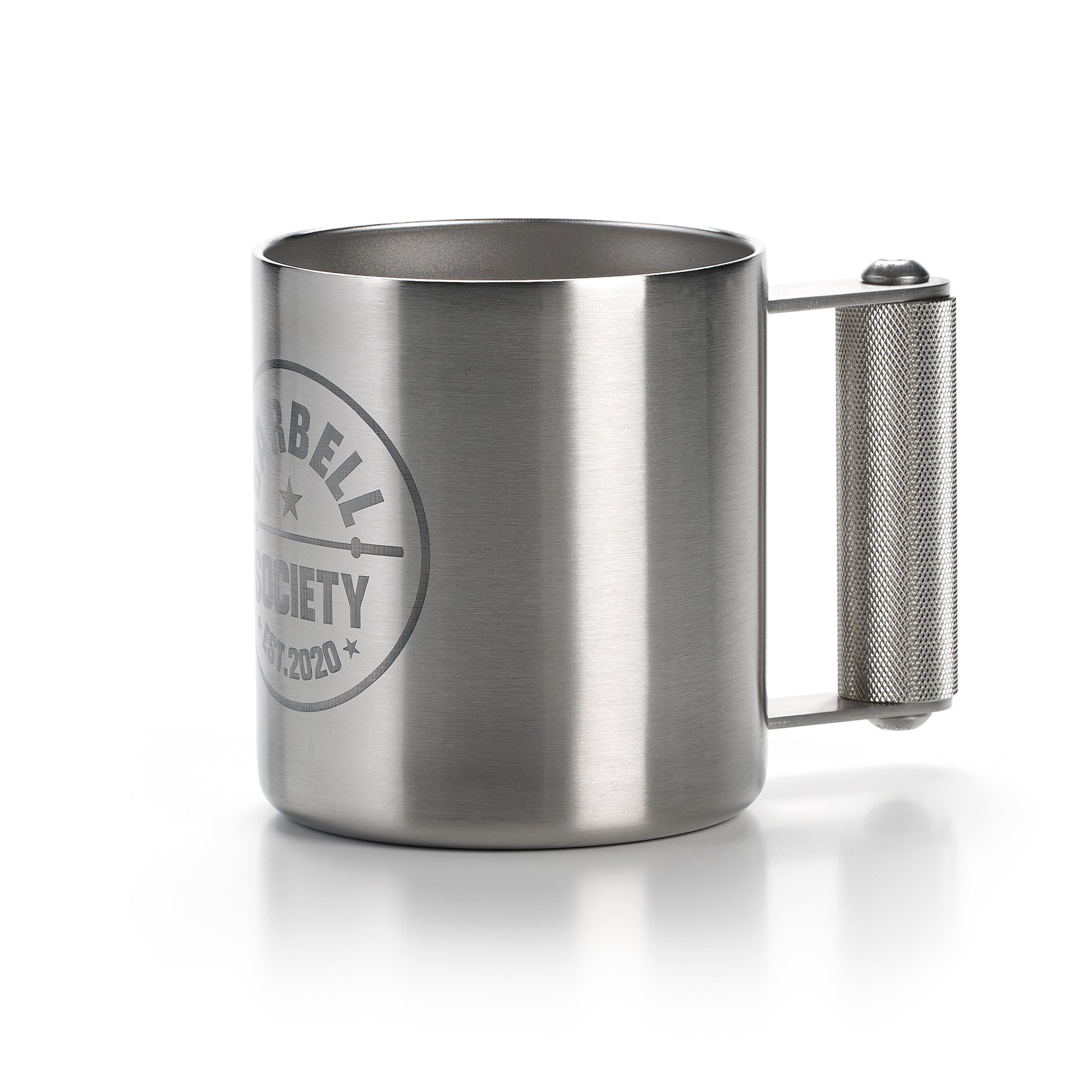 Hantel Tasse für Fitness-Fans