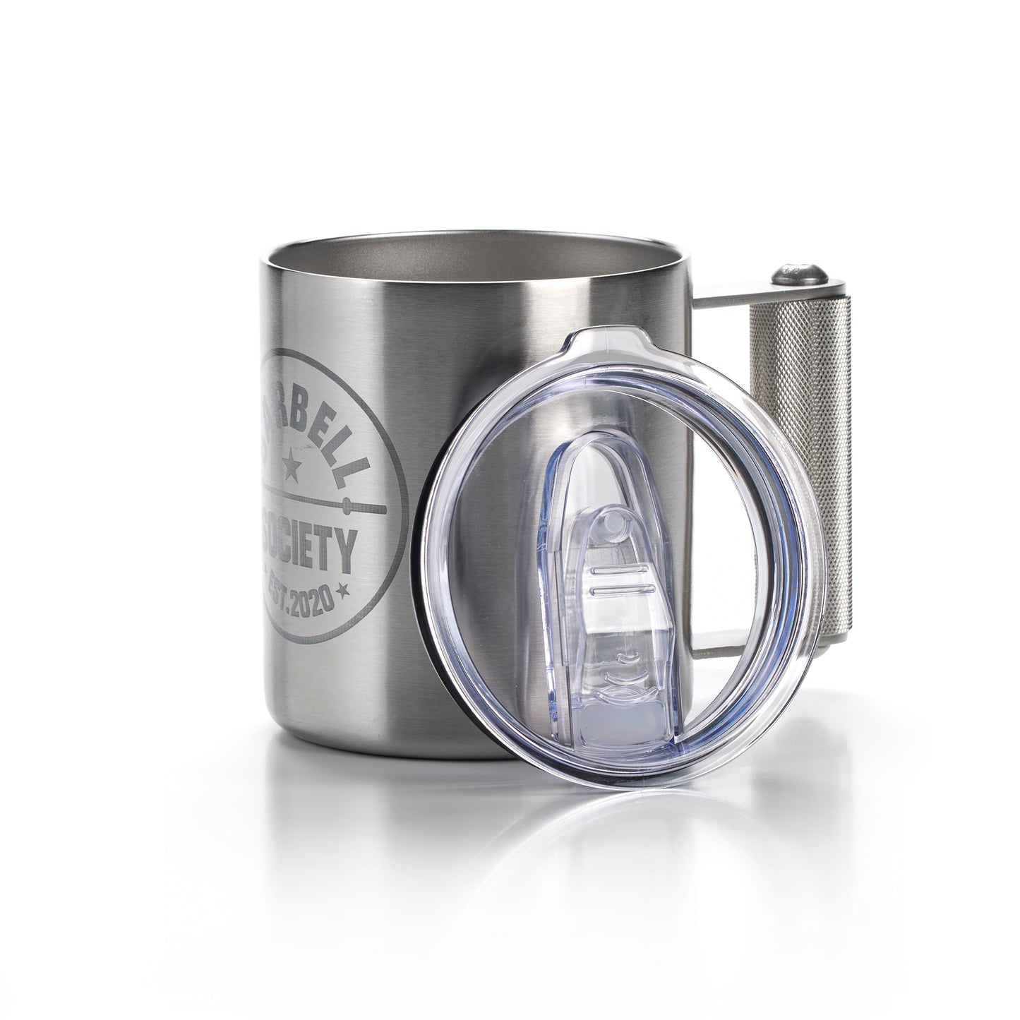 Hantel Tasse für Fitness-Fans