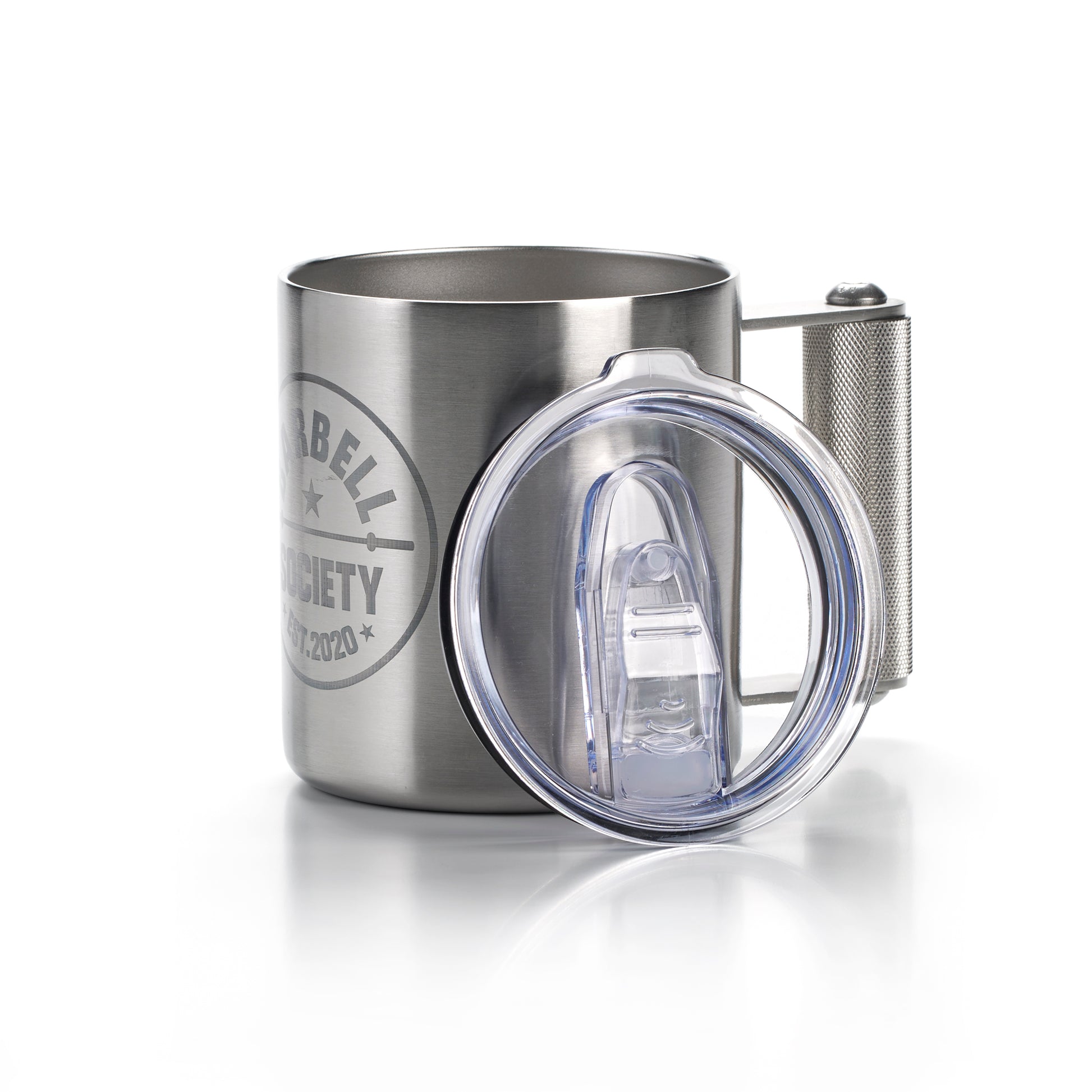 Hantel Tasse für Fitness-Fans