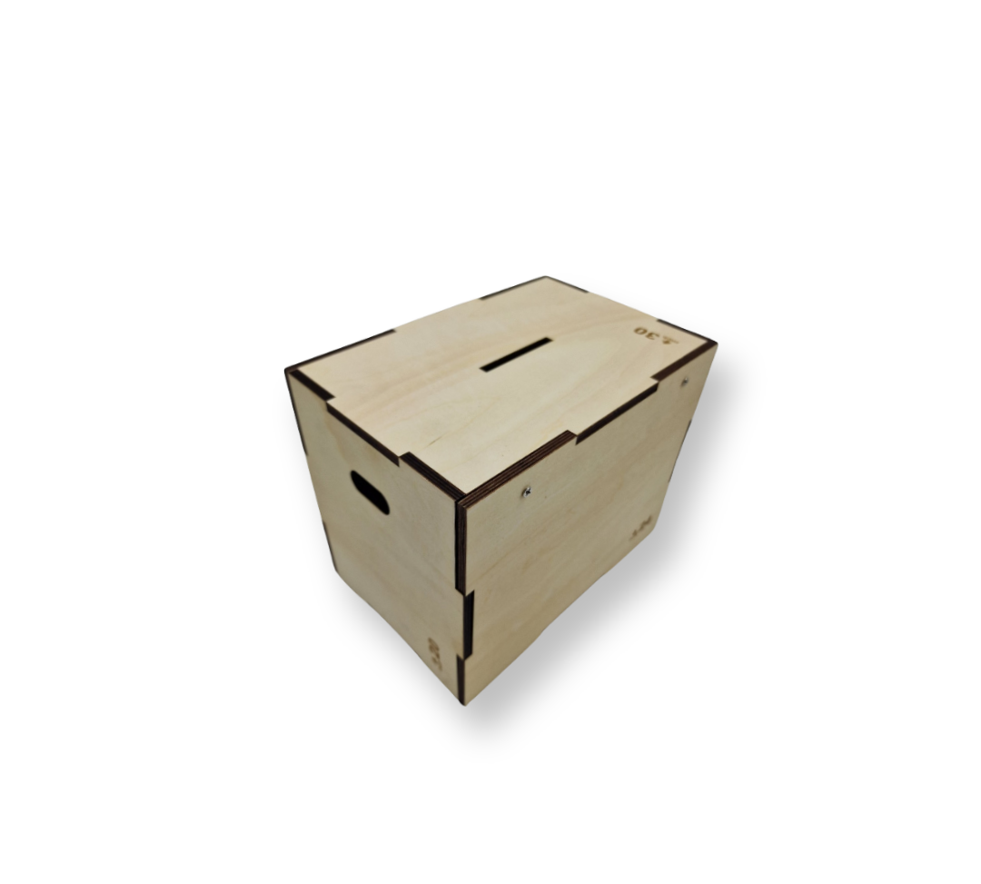 Wooden Plyo Box (Savings Box)
