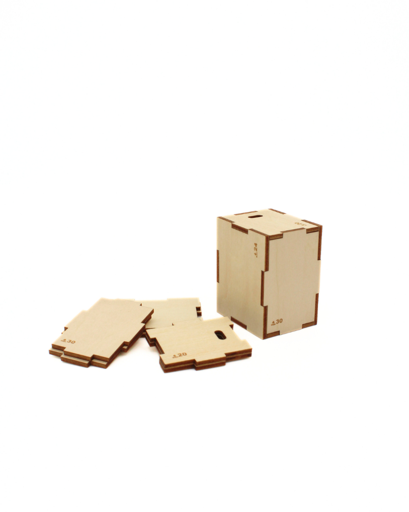 Wooden mini plyo box for fitness enthusiasts and home decor