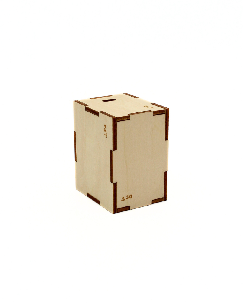 Wooden mini plyo box for fitness enthusiasts and home decor