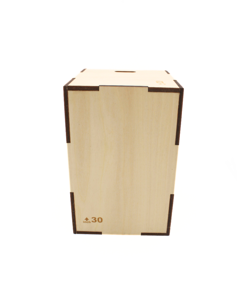 Wooden plyo box savings box for fitness enthusiasts